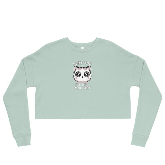 Kitty Crop Sweatshirt